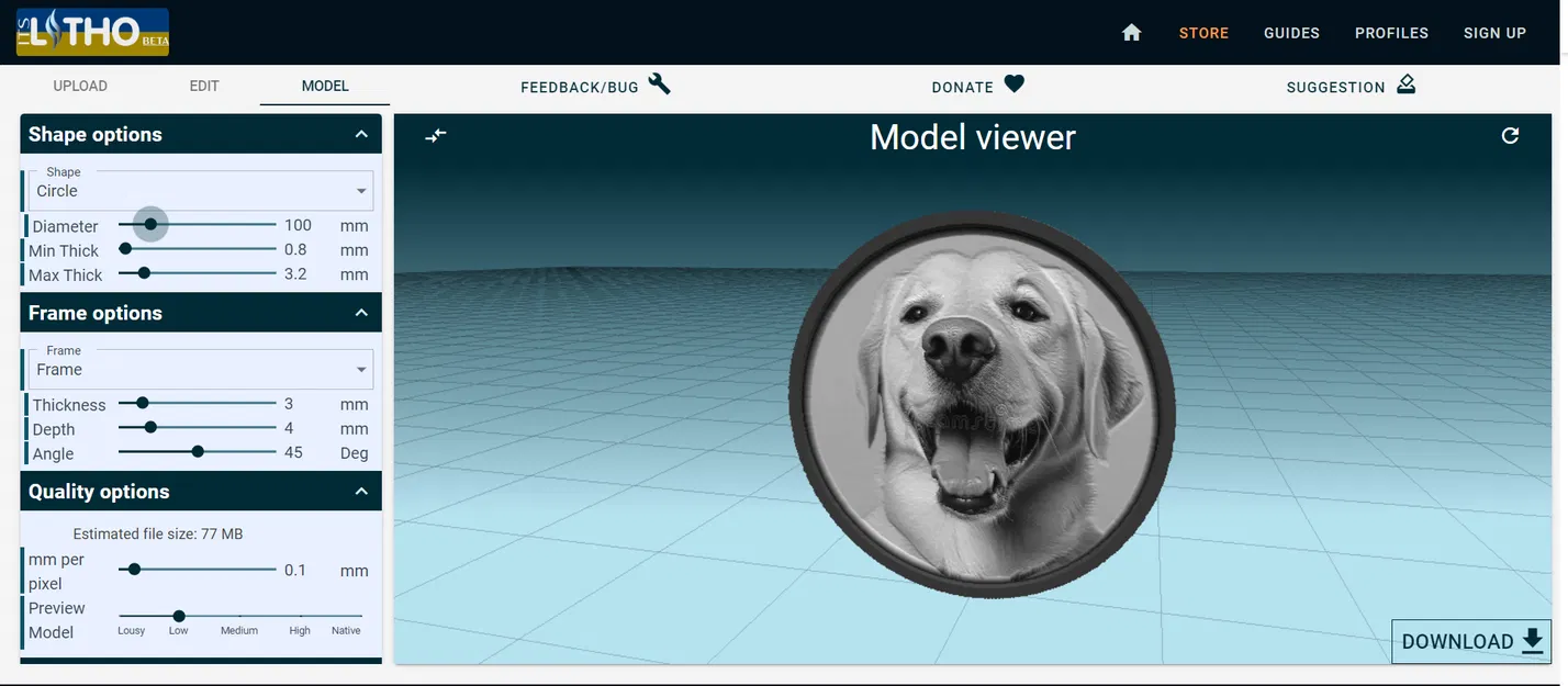 Tượng Trang Trí Lithophane - Image 4