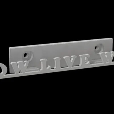 Giá Treo Tường Đĩa Vinyl Nhiều Mẫu Chữ