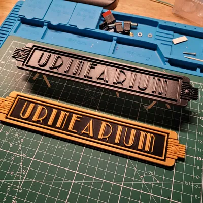 Biển Báo Urinearium (Nhà Vệ Sinh)