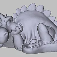 Rồng Phlegmatic - Mô hình 3D Dùng cho Nghiên cứu