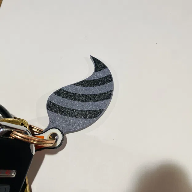 Móc Khóa Đuôi Gấu Mèo (Raccoon) - Image 3