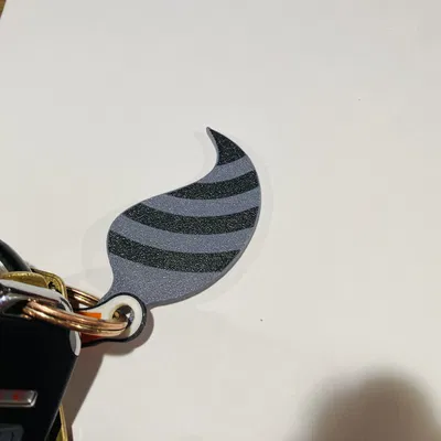 Móc Khóa Đuôi Gấu Mèo (Raccoon)