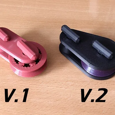 Ròng rọc / pully dạng ống có ổ bi bánh răng hành tinh v2