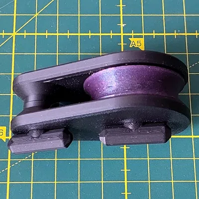 Ròng rọc / pully dạng ống có ổ bi bánh răng hành tinh v2