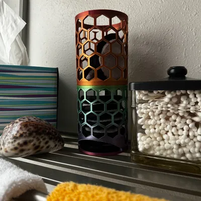 Hộp Đựng/Giữ Miếng Bông Tẩy Trang Microfiber