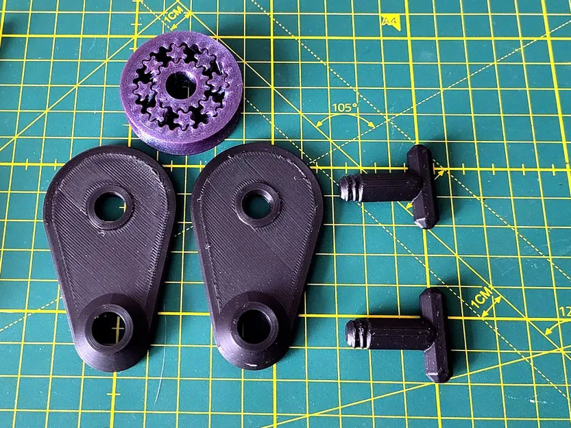 Ròng rọc / pully dạng ống có ổ bi bánh răng hành tinh v2 - Image 4