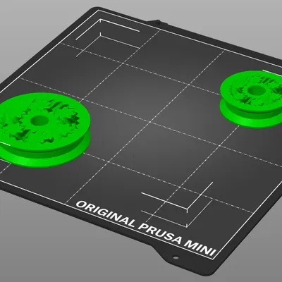 Hệ thống ròng rọc (puli kéo) với ổ bi bánh răng