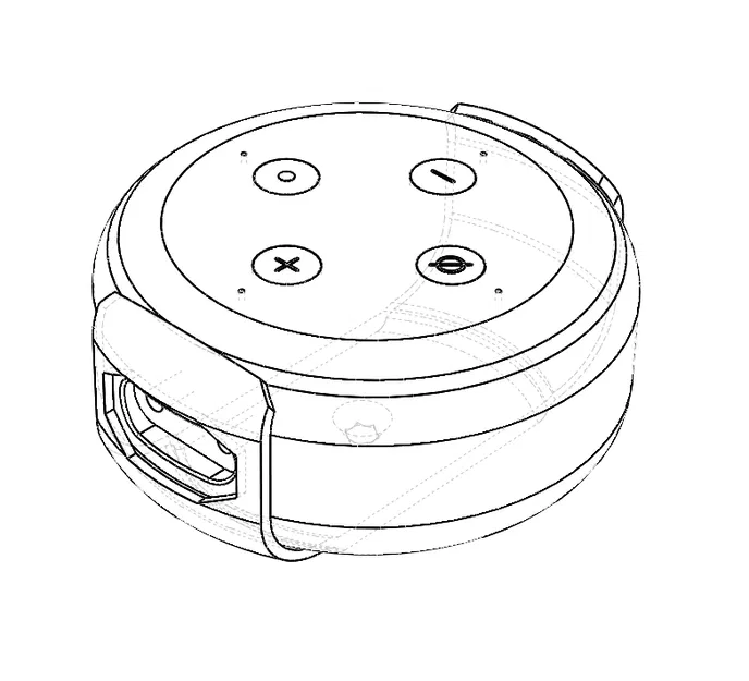 Giá Treo Tường In 3D Cho Echo Dot Gen 3 - Nâng Tầm Trải Nghiệm Alexa - Image 1