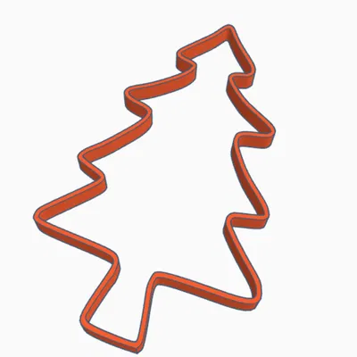 Khuôn Cắt Bánh Hình Cây Thông