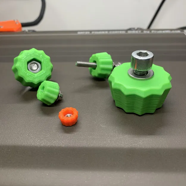 Núm vặn tay cho vít và đai ốc lục giác - Image 2