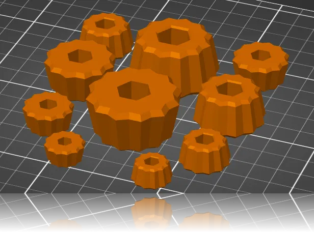 Núm vặn tay cho vít và đai ốc lục giác - Image 3