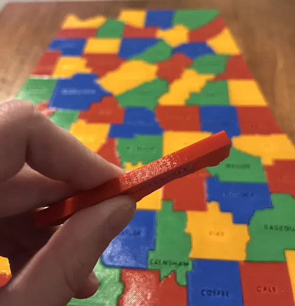 Bộ Xếp Hình Các Hạt Bang Alabama - Image 2