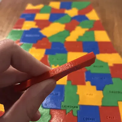 Bộ Xếp Hình Các Hạt Bang Alabama