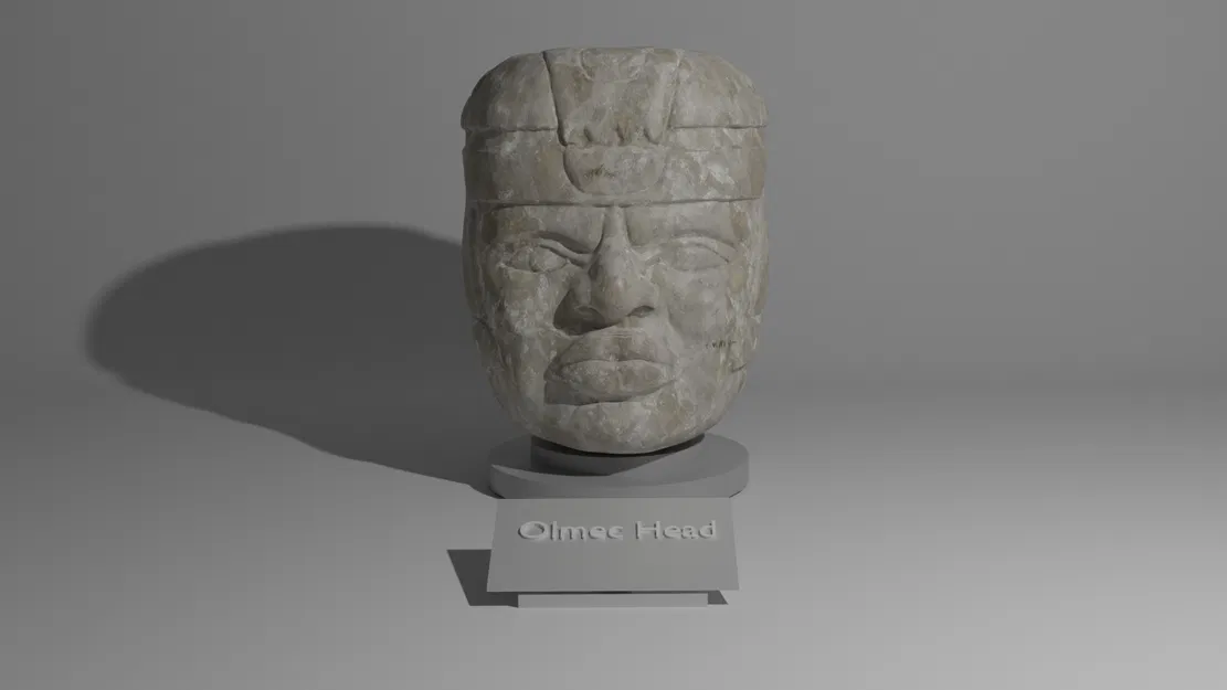 Đầu người Olmec - Image 1