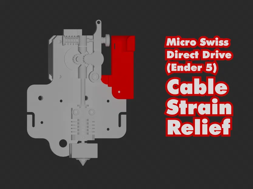 Chống Rối Dây Cho Ender 5 Micro Swiss Direct Drive - Image 1