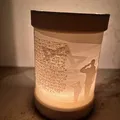 Lời Cầu Nguyện Cho IDF - Đèn Trà/Nến Votive Lithophane | מי שברך לחיילי צה״ל - Thumbnail 3