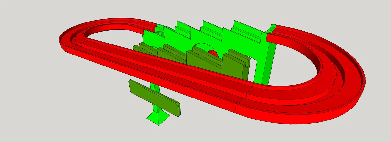 Mô hình Xe trượt tuyết & Cáp treo Giáng Sinh Zig-Zag - Image 7