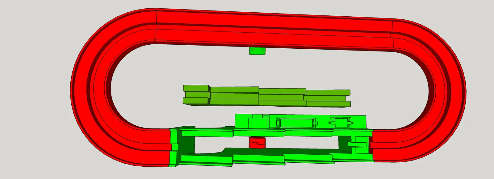 Mô hình Xe trượt tuyết & Cáp treo Giáng Sinh Zig-Zag - Image 9