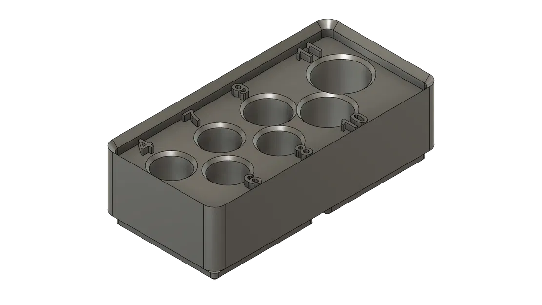 Khay Đựng Tuýp Craftsman/Pittsburgh - Đế Gridfinity - Image 1