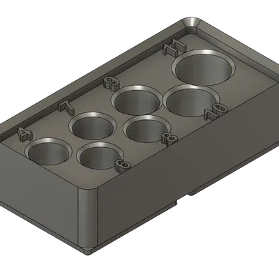 Khay Đựng Tuýp Craftsman/Pittsburgh - Đế Gridfinity