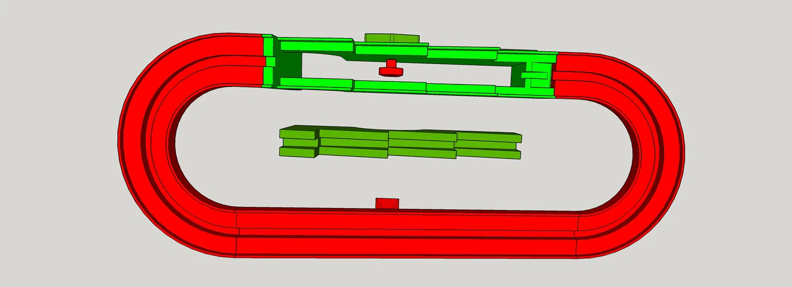 Mô hình Xe trượt tuyết & Cáp treo Giáng Sinh Zig-Zag - Image 10
