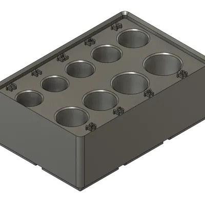 Khay Đựng Tuýp Craftsman/Pittsburgh - Đế Gridfinity