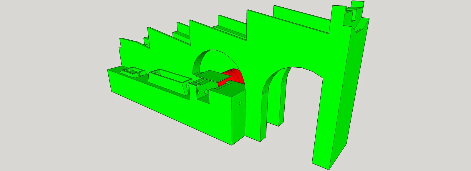 Mô hình Xe trượt tuyết & Cáp treo Giáng Sinh Zig-Zag - Image 11