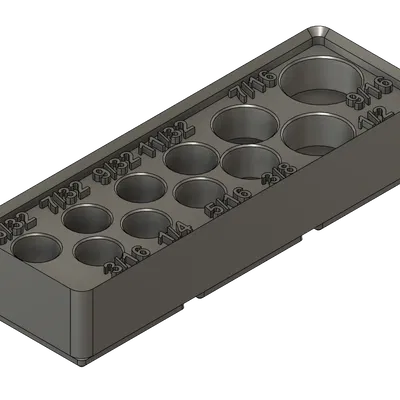 Khay Đựng Tuýp Craftsman/Pittsburgh - Đế Gridfinity