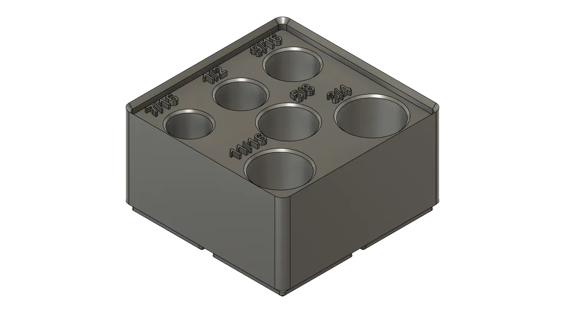 Khay Đựng Tuýp Craftsman/Pittsburgh - Đế Gridfinity - Image 4