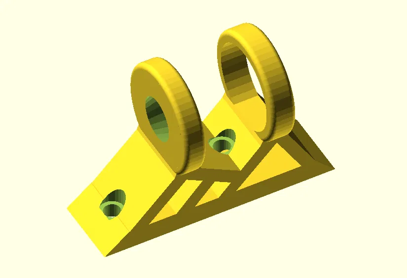 Giá đỡ tua vít đơn dùng 2 vít M3 - Image 1