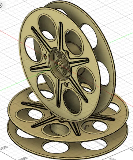 Cuộn Phim Điện Ảnh - Mô Hình Trang Trí - Image 2