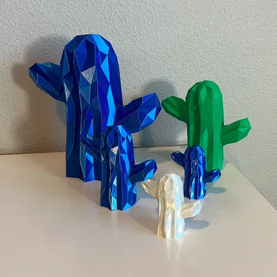 Xương Rồng Low Poly bởi johnbiehler