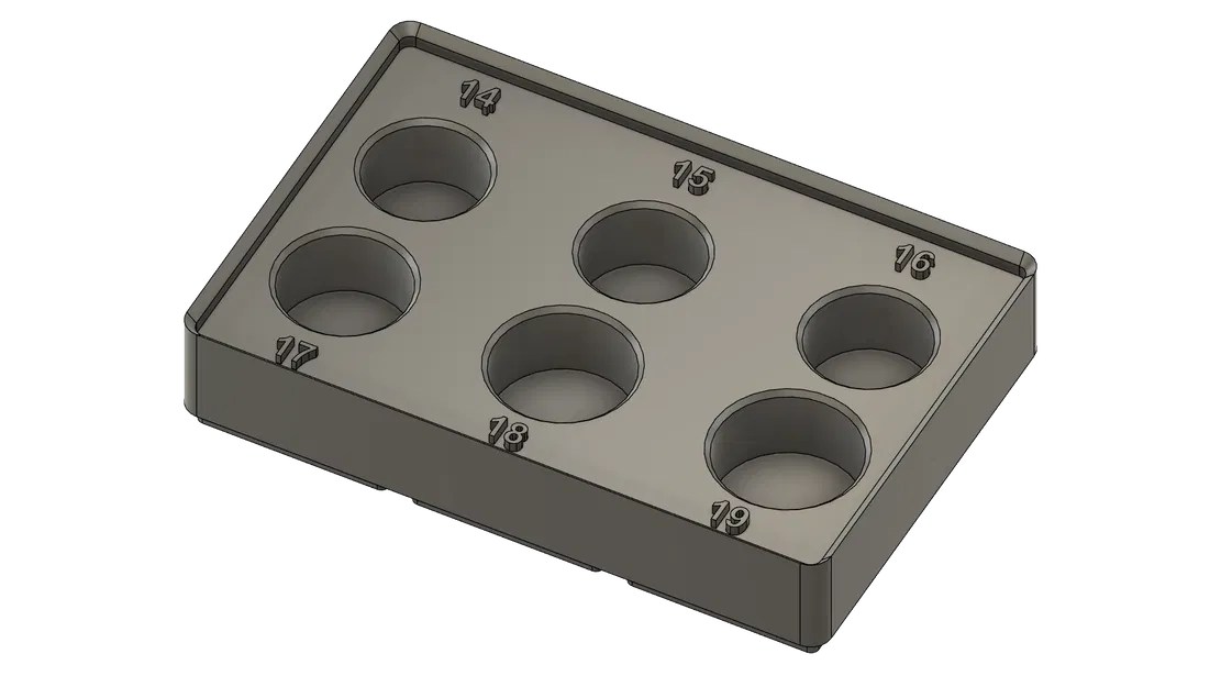 Khay Đựng Tuýp Craftsman/Pittsburgh - Đế Gridfinity - Image 19