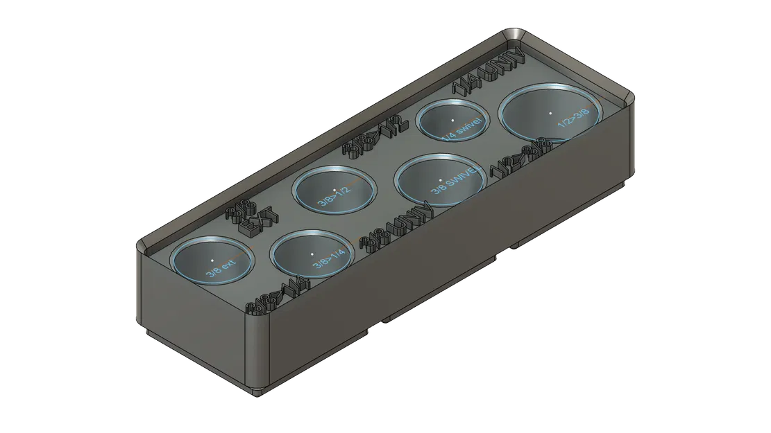 Khay Đựng Tuýp Craftsman/Pittsburgh - Đế Gridfinity - Image 20