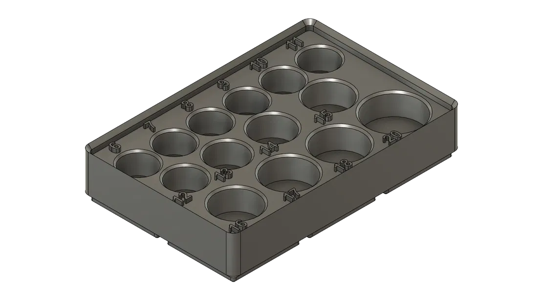 Khay Đựng Tuýp Craftsman/Pittsburgh - Đế Gridfinity - Image 21