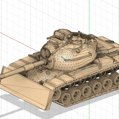 Mẫu Xe Tăng M48A2 Räumpanzer V.2