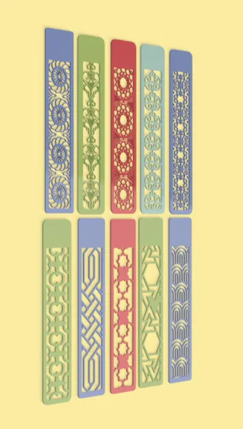 Bộ Sưu Tập Kẹp Sách Hình Học - Image 1