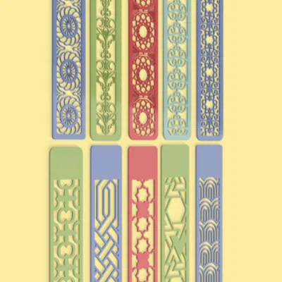 Bộ Sưu Tập Kẹp Sách Hình Học