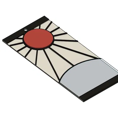 Bông Tai Hanafuda Tanjiro Dùng Cho Cosplay