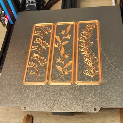 Kẹp Sách Hoa 3D - Bộ 6 Cái Lớn