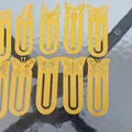Móc Khóa Sách Hình Bướm 3D - Thumbnail 1