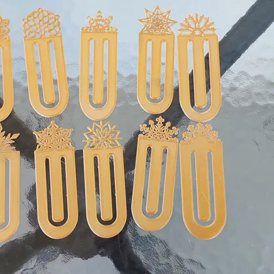 Bookmark Bông Tuyết - 12 Mẫu Độc Đáo