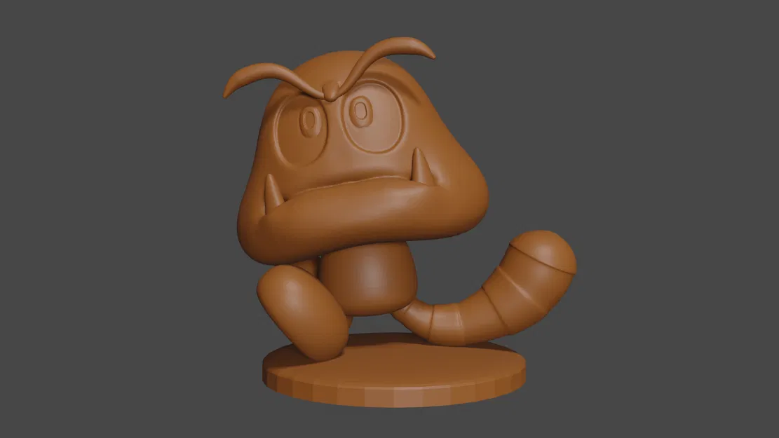 Mô Hình Mini DnD Bàn - Tail Goomba Cảm Hứng Mario - Image 1