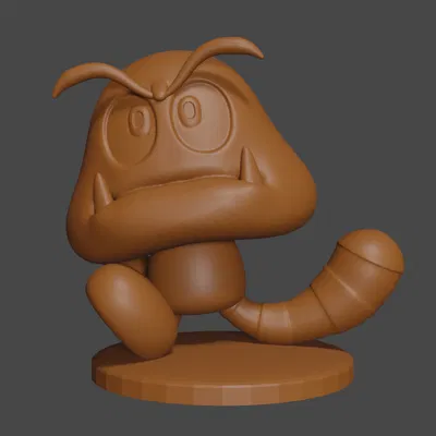 Mô Hình Mini DnD Bàn - Tail Goomba Cảm Hứng Mario