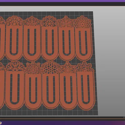 Bookmark Bông Tuyết - 12 Mẫu Độc Đáo