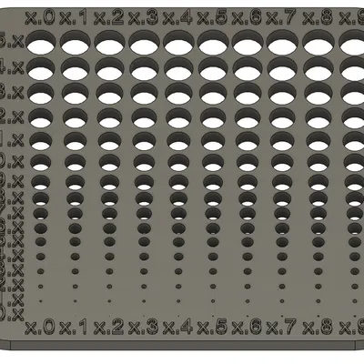 Test Khối Hiệu Chuẩn Lỗ Đo Đường Kính, Có Số Nổi