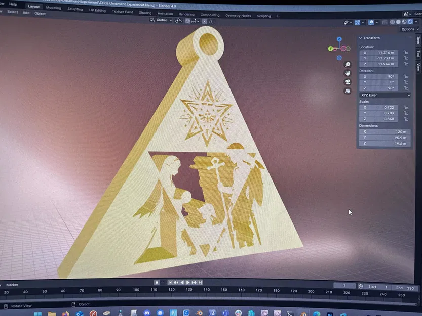 Truyền Thuyết Giáng Sinh (Thử Thách Trang Trí Cây Thông Lễ Hội 2023 - Cảnh Chúa Giáng Sinh Gốc với Link, Zelda và Em Bé) - Image 2