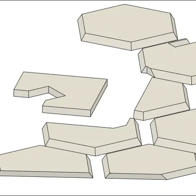 Ốp Lưng EVA 3 Chonky - Họa Tiết Lục Giác