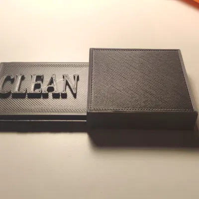 Nhãn Báo Chén Đĩa Sạch Hay Dơ Cho Máy Rửa Chén