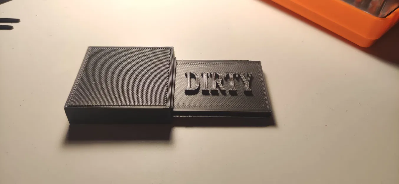 Nhãn Báo Chén Đĩa Sạch Hay Dơ Cho Máy Rửa Chén - Image 2